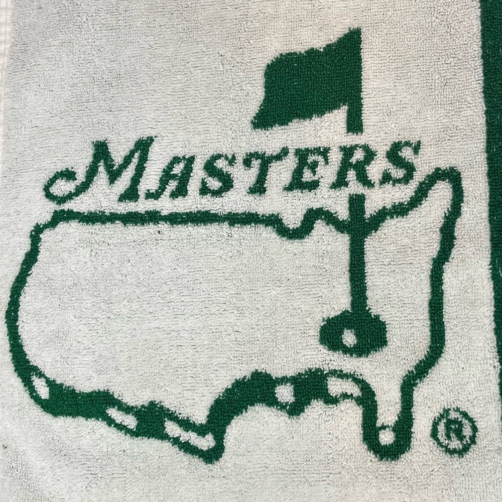 VTG Masters Large Golf Towel 80s Made in USA by Cannon - Picture 7 of 9